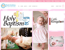 Tablet Screenshot of baptismdressindia.com